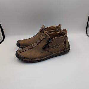 Menico Men's Brown Casual Leather Shoes 9